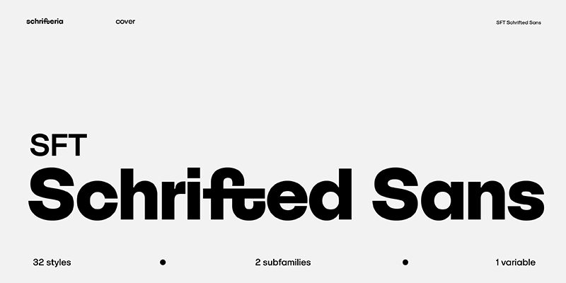 SFT Schrifted Sans Schriftart