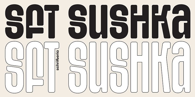 SFT Sushka Schriftart