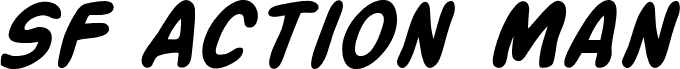 SF Action Man Bold Italic