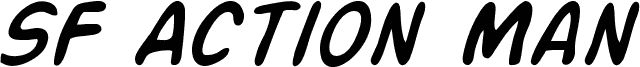 SF Action Man Italic