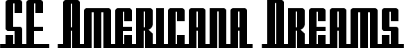 SF Americana Dreams SC Upright Bold