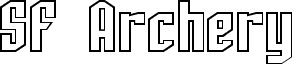 SF Archery Black Outline