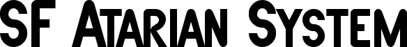 SF Atarian System Bold
