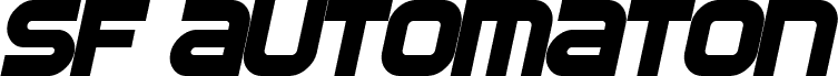 SF Automaton Bold Oblique