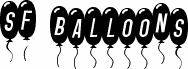 SF Balloons Thin Italic