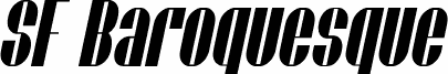 SF Baroquesque Extended Oblique