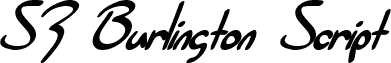 SF Burlington Script Bold Italic