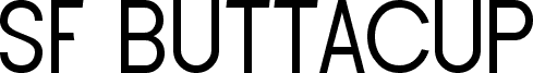 SF Buttacup Lettering