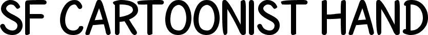 Preview of the SF Cartoonist Hand SC Bold font
