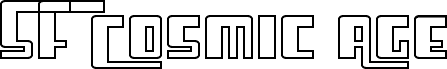 SF Cosmic Age Outine Upright