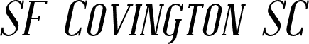 SF Covington SC Italic