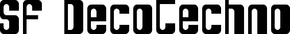SF DecoTechno Condensed