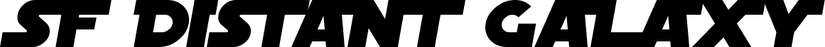 SF Distant Galaxy Alternate Italic