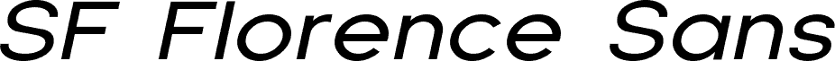 SF Florencesans Exp Italic