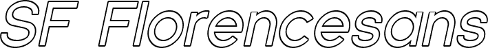 SF Florencesans Outline Italic