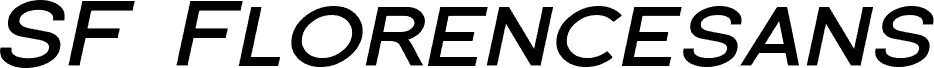 SF Florencesans SC Exp Bold Italic