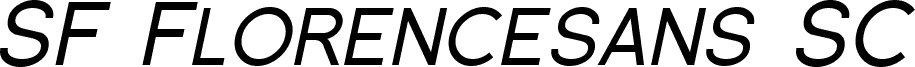 SF Florencesans SC Italic