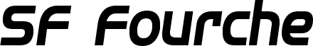 SF Fourche Bold Italic