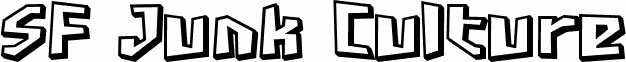 Preview of the SF Junk Culture Shaded font