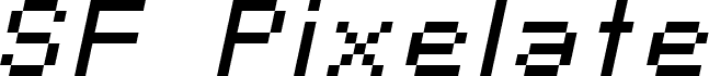 SF Pixelate Oblique