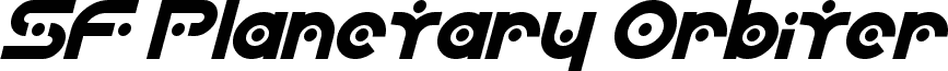 SF Planetary Orbiter Bold Italic