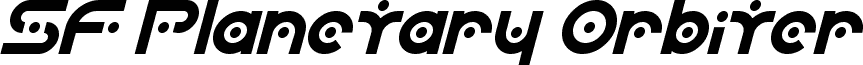 SF Planetary Orbiter Italic