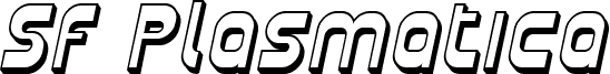 SF Plasmatica Shaded Italic