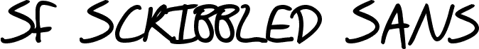SF Scribbled Sans SC Bold