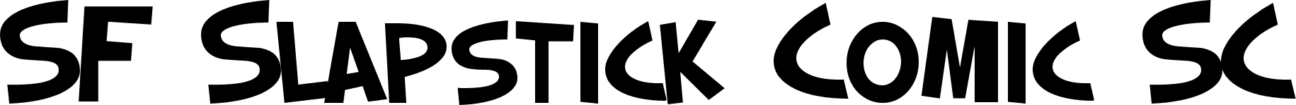 Sf Slapstick Comic Sc Font