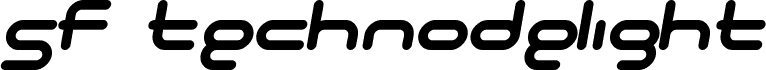 SF Technodelight NS Bold Italic