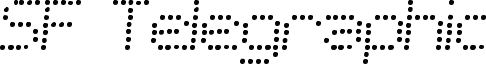SF Telegraphic Light Bold Italic