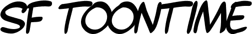 SF Toontime B Italic