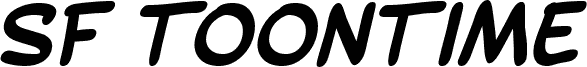 SF Toontime Bold Italic