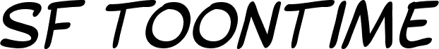 SF Toontime Italic