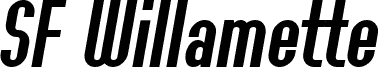 SF Willamette Italic