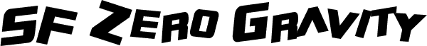 SF Zero Gravity Condensed Bold Italic