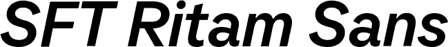SFT Ritam Sans TRIAL DemiBold Oblique