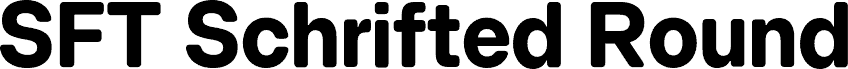 SFT Schrifted Round TRIAL Comp Bold