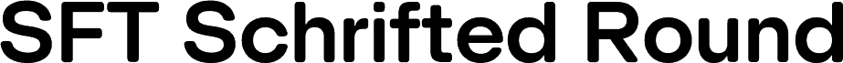 SFT Schrifted Round TRIAL DemiBold carattere