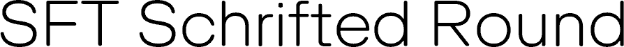 SFT Schrifted Round TRIAL ExtraLight