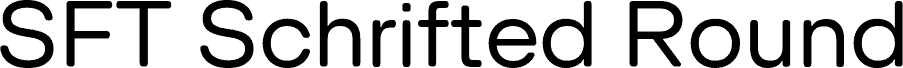 SFT Schrifted Round TRIAL Regular carattere
