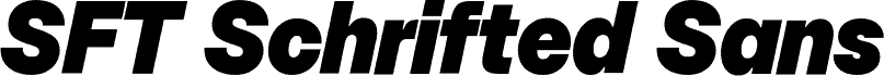 SFT Schrifted Sans TRIAL Black It Comp