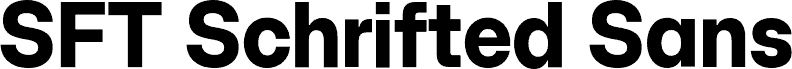 SFT Schrifted Sans TRIAL Bold Comp