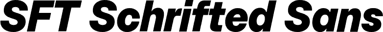 SFT Schrifted Sans TRIAL ExBold It Comp