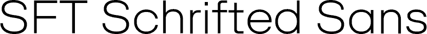 SFT Schrifted Sans TRIAL ExtraLight
