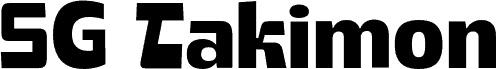 SG Takimon SemiBold DEMO フォント