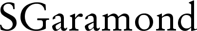 SGaramond Regular