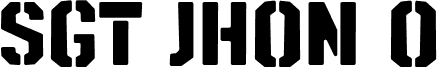 SGT Jhon O