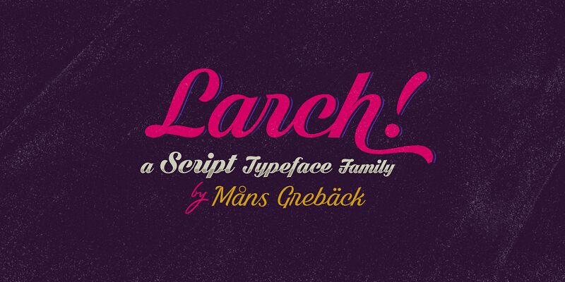 Shaded Larch Schriftart