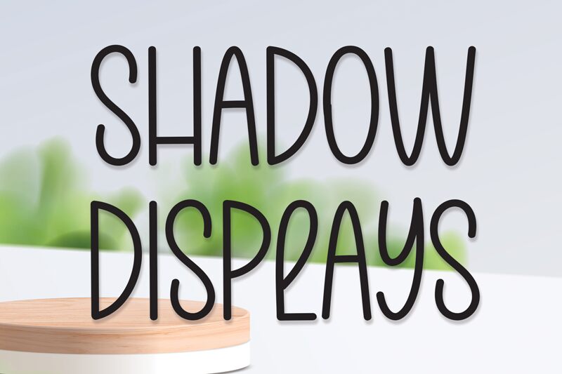 Shadow Displays الخط